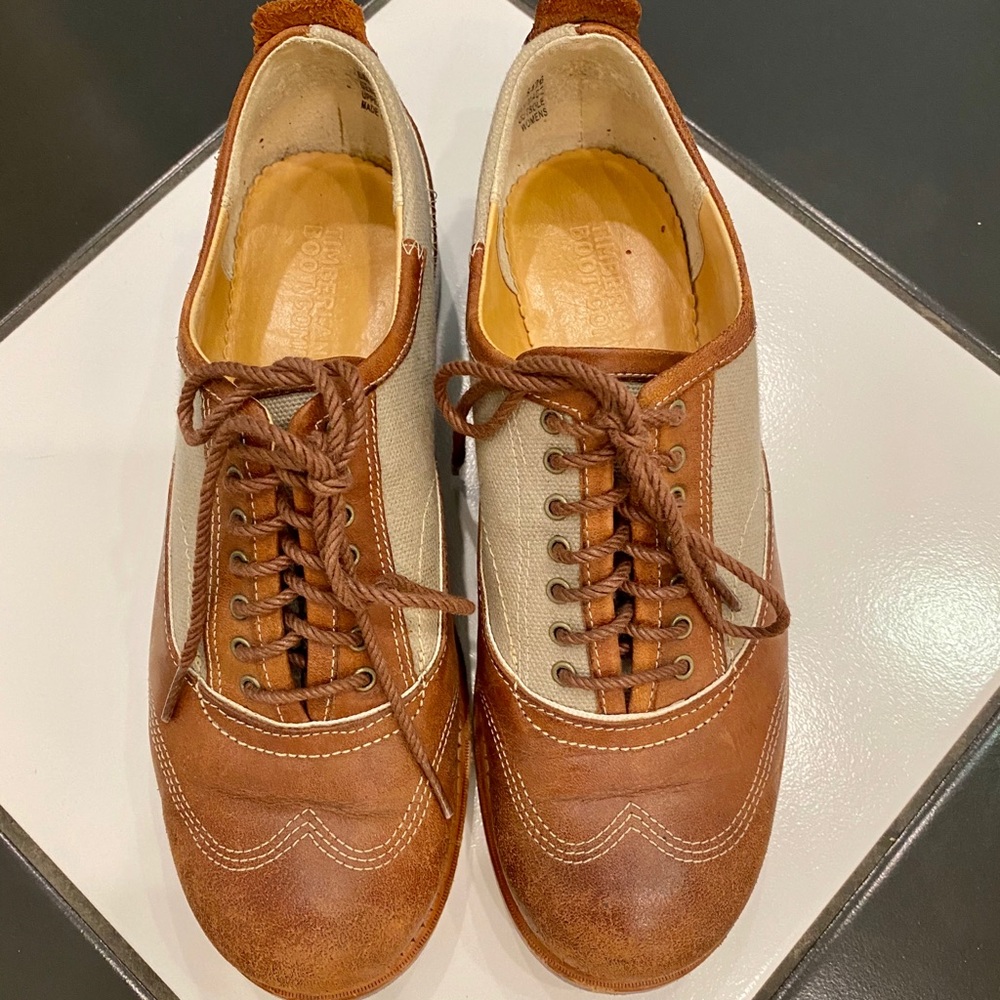 {Timberland} Vintage-inspired Wingtip Oxfords